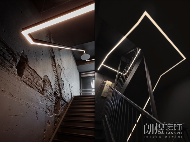 連接樓層通道設計（樓梯間）