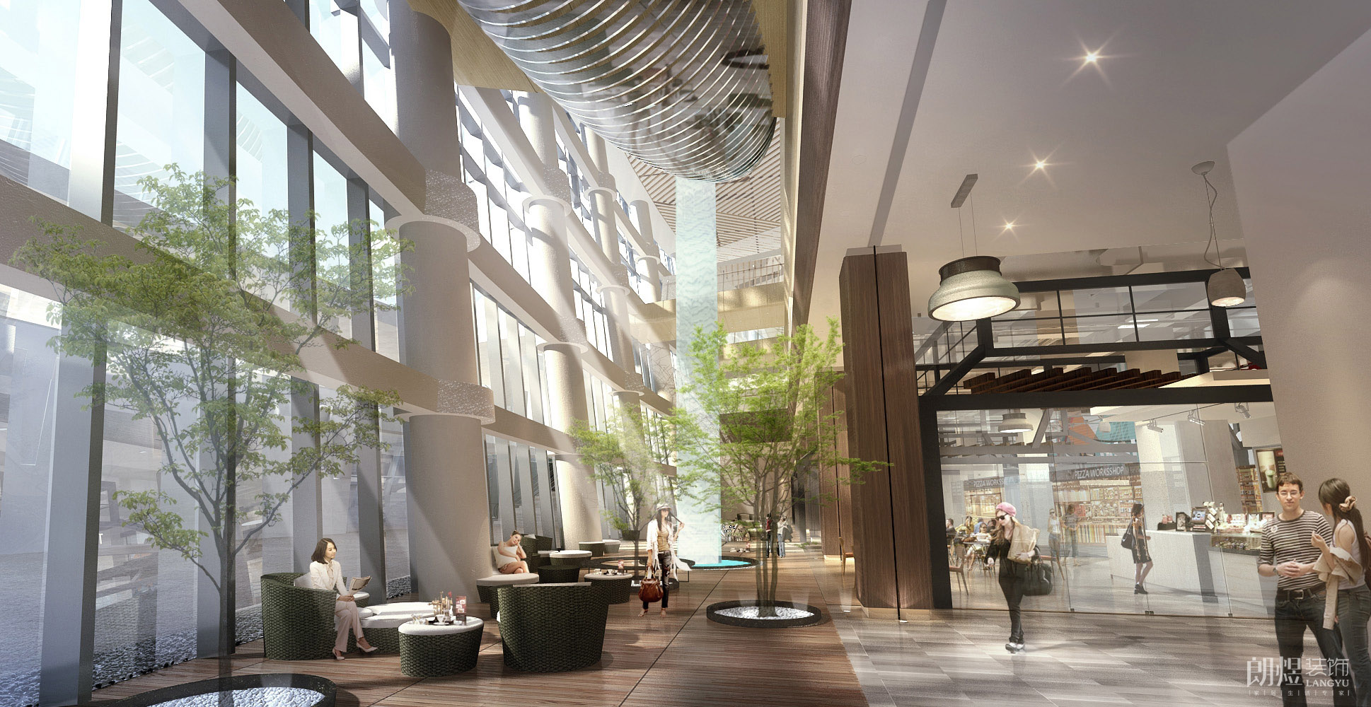 超大型商場裝修概念設計效果圖