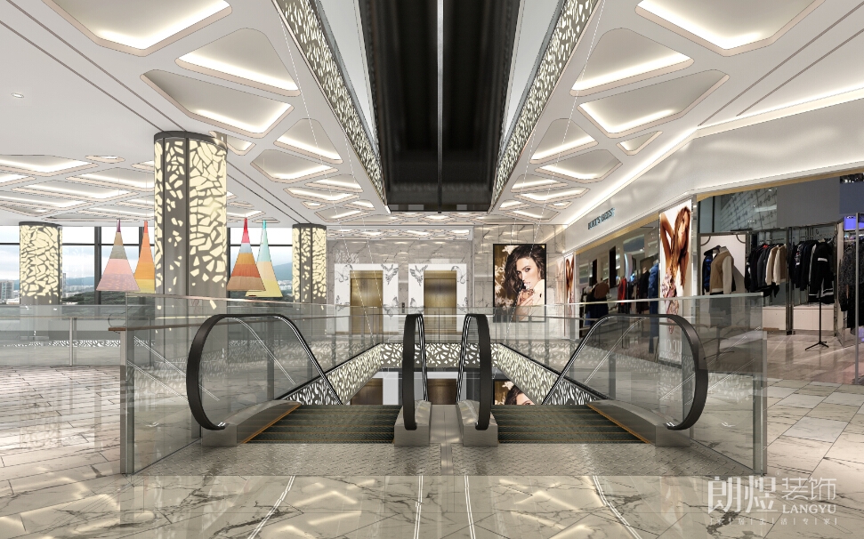簡約現代商場裝修設計效果圖