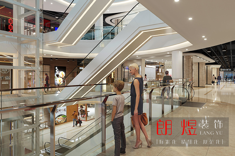 大型成都購物商場裝修效果圖