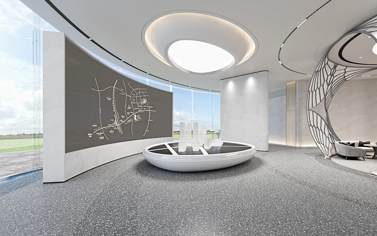 樓盤售樓部裝修設計效果圖